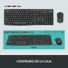 Tastatur mit Maus Logitech MK295 Weiß Qwerty Spanisch