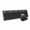 Tastatur mit Drahtloser Maus Subblim SUBKBW-CEKE01 Qwerty Spanisch Schwarz/Grau